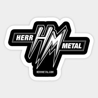 HM B&W Logo w/website Sticker